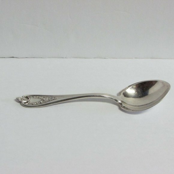 Vintage Sugar Spoon Old Colony 1847 Rogers Silver Plate Cutlery Cottagecore - Picture 3 of 6
